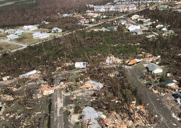 CBP AMO surveys the damage wrought by Hurricane Michael