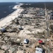 Coast Guard assesses damage during overflight of Mexico Beach, Fl