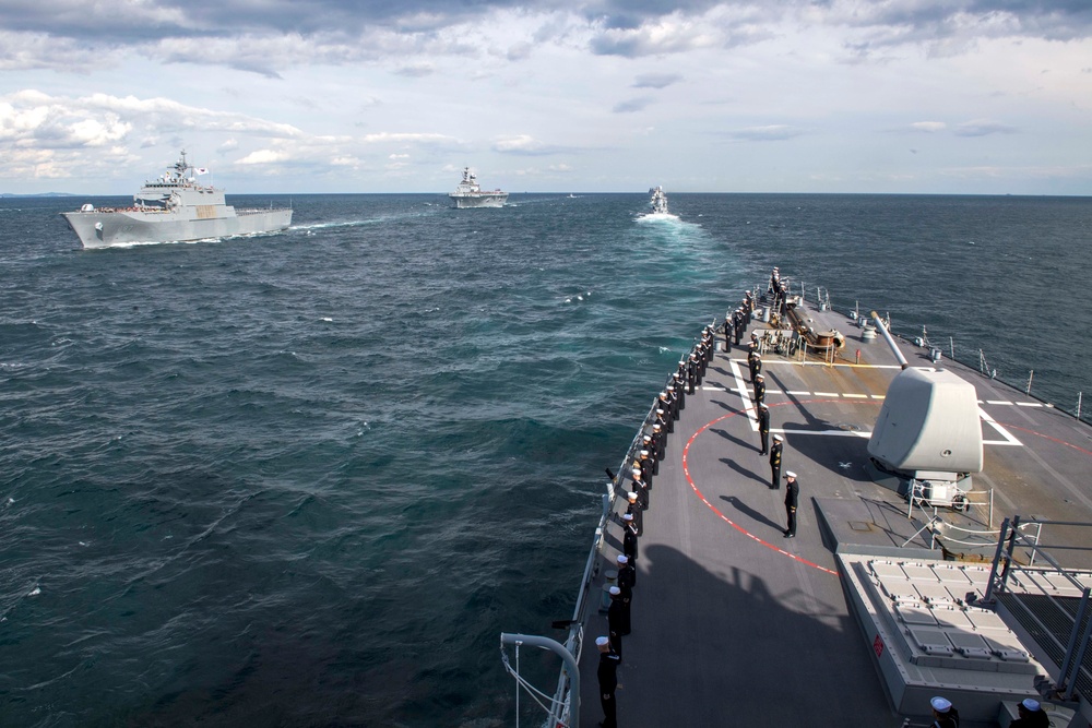 USS Benfold Participates in IFR 2018