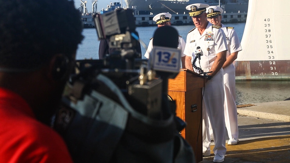 Rear Adm. Buck, Pre-Departure Media Availability