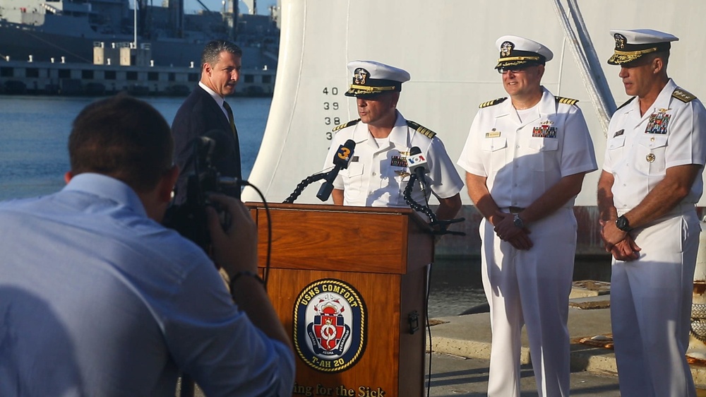 Rear Adm. Buck, Pre-Departure Media Availability