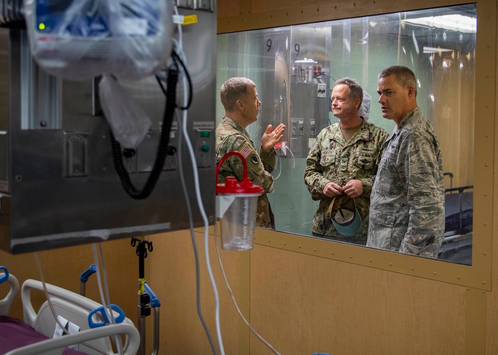 USAF Maj. Gen. Richoux Visits USNS Comfort