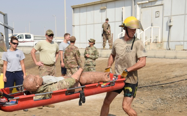 Fire Muster skill competition heats up