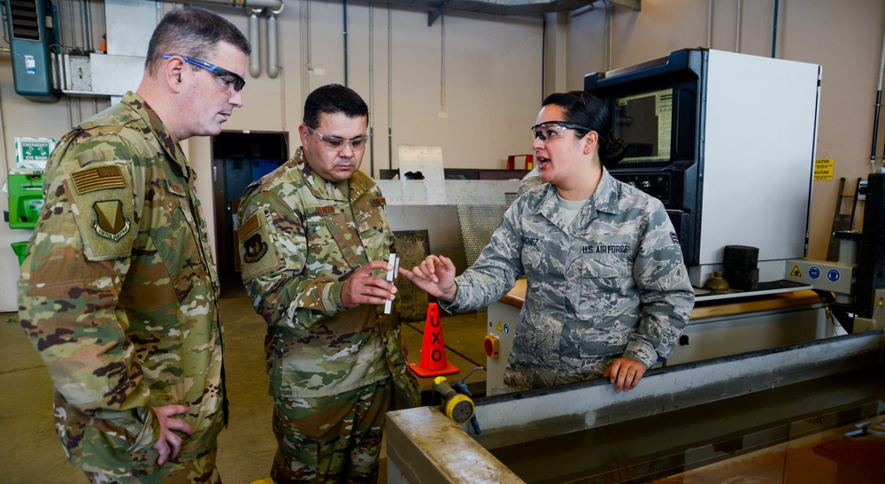 'World's Best Wing' command team tours 86th Maintenance Group