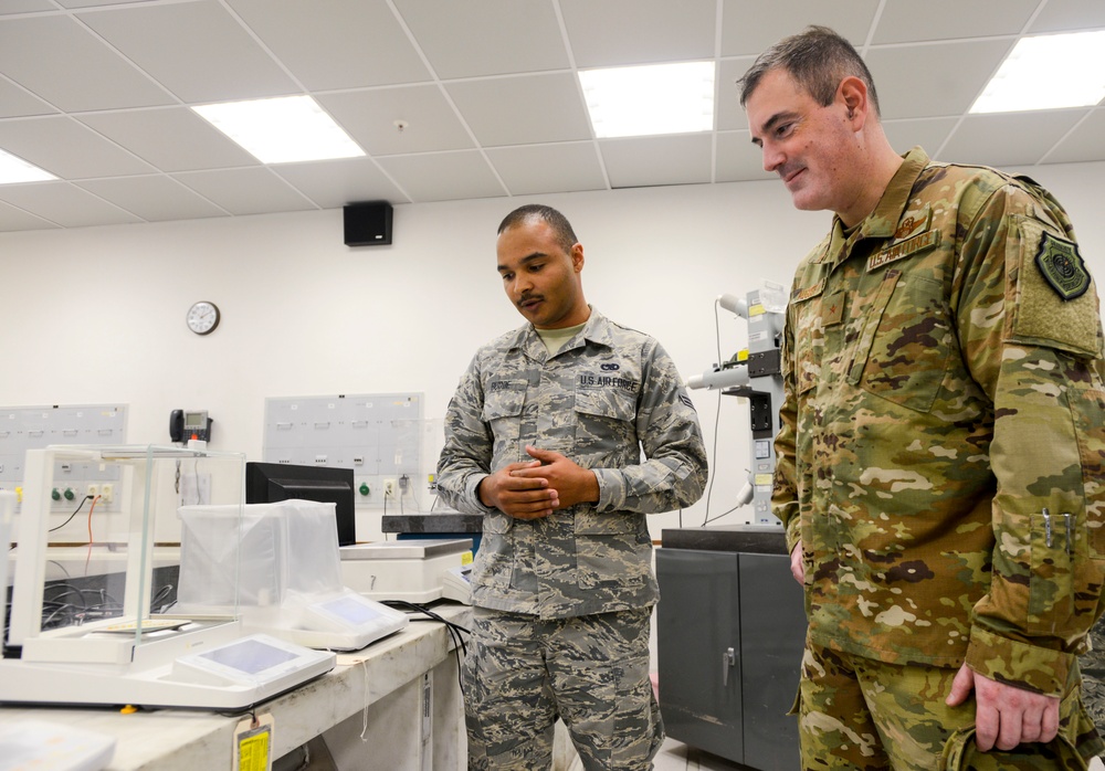 'World's Best Wing' command team tours 86th Maintenance Group