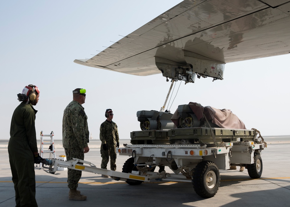 VP-46 Onloads Maverick missile onto P-C Orion