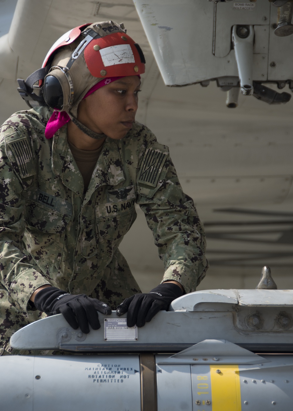 VP-46 Onloads Maverick missile onto P-C Orion