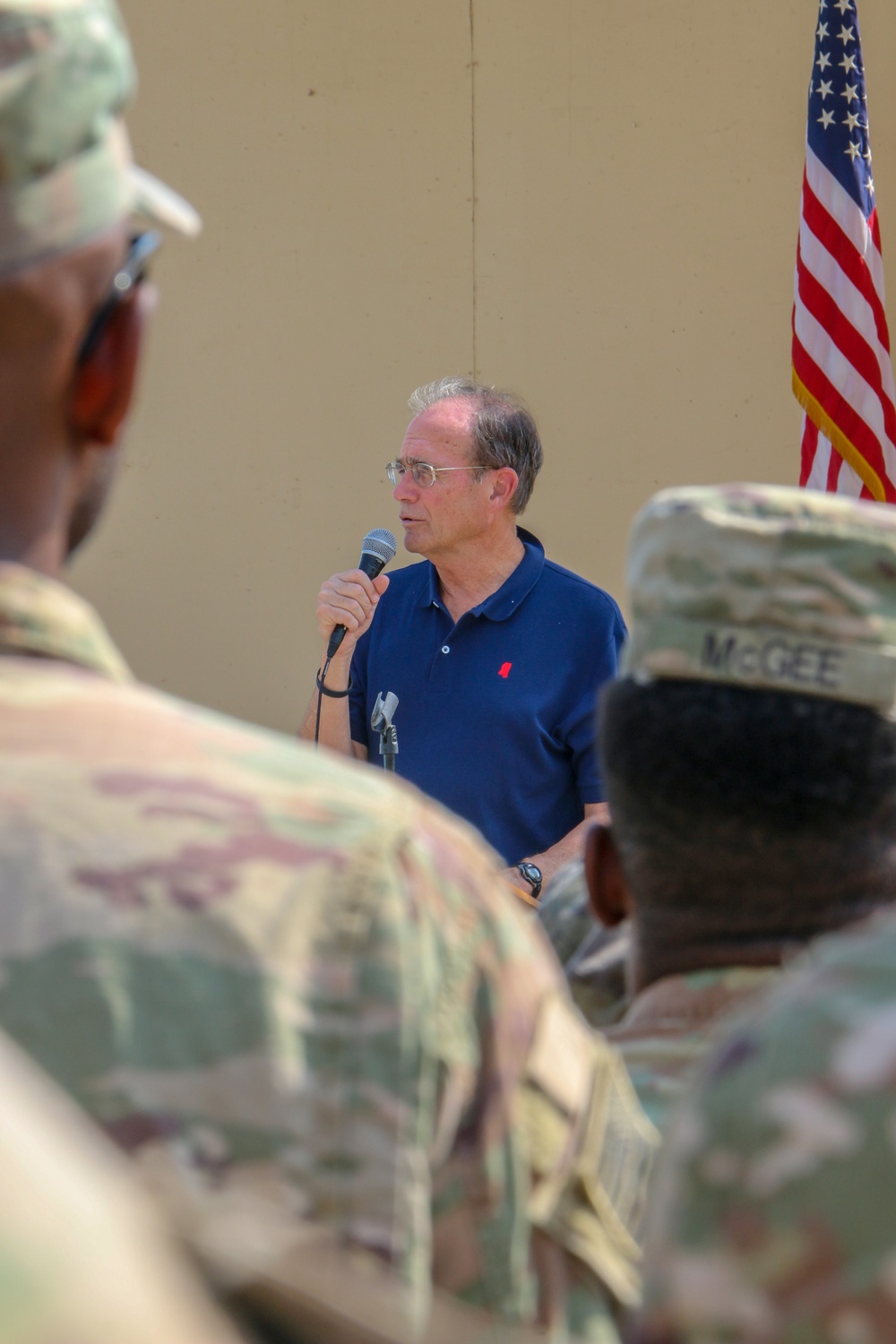 Secretary Hosemann Visits Troops in Kuwait