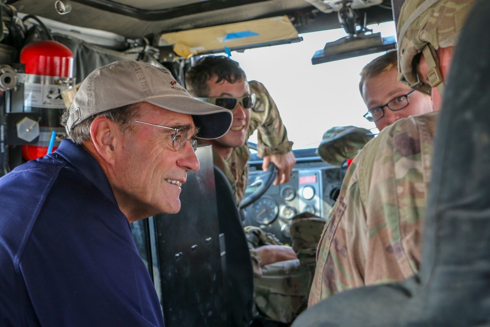 Secretary Hosemann Visits Troops in Kuwait