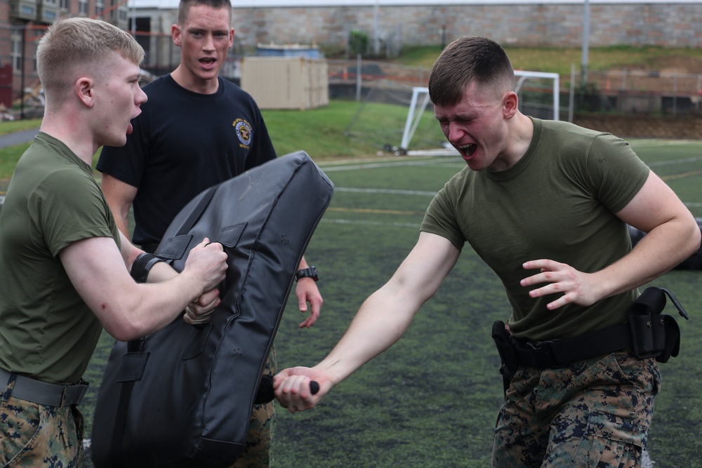 Guard Company Conducts OC Spray Evaluation Course