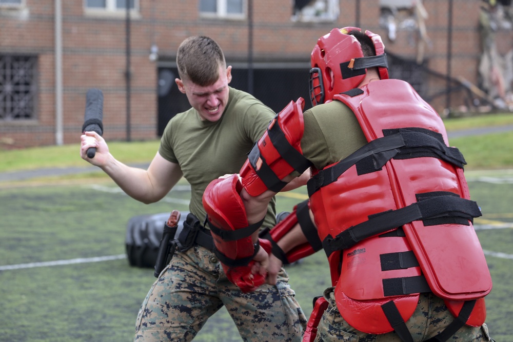 Guard Company Conducts OC Spray Evaluation Course