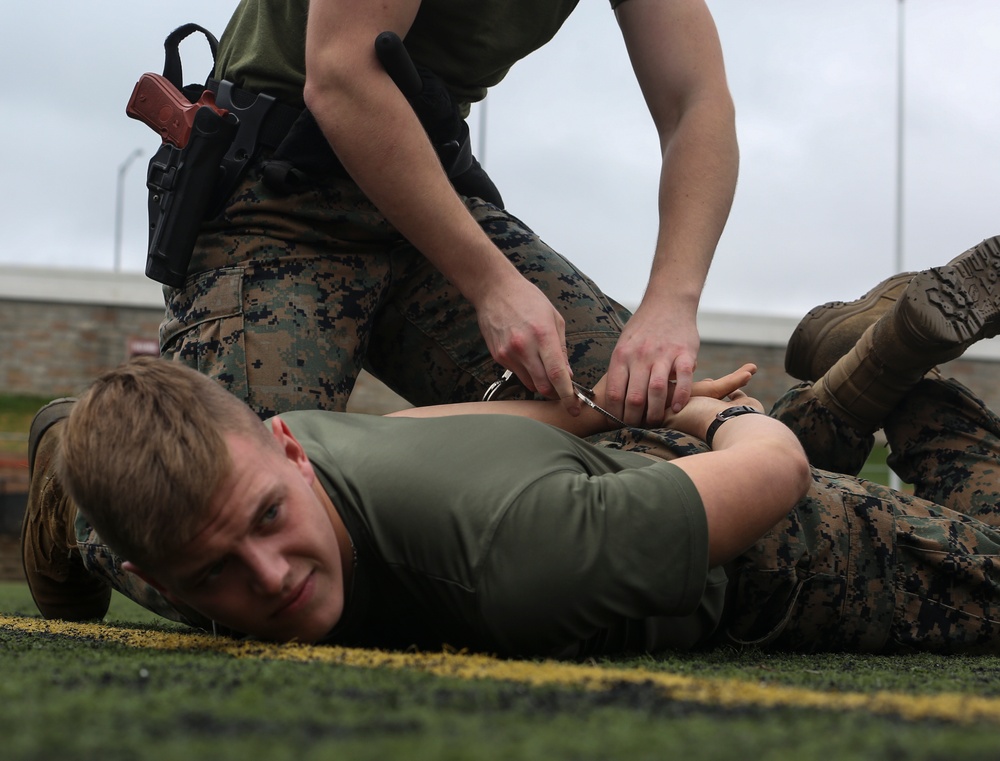 Guard Company Conducts OC Spray Evaluation Course