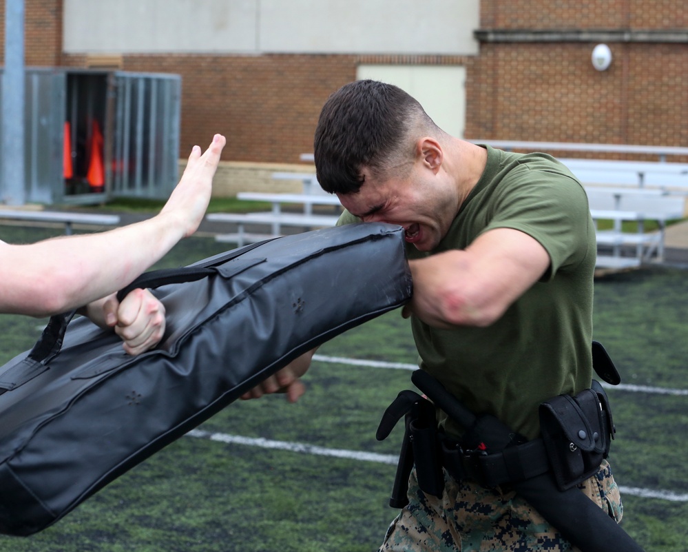 Guard Company Conducts OC Spray Evaluation Course