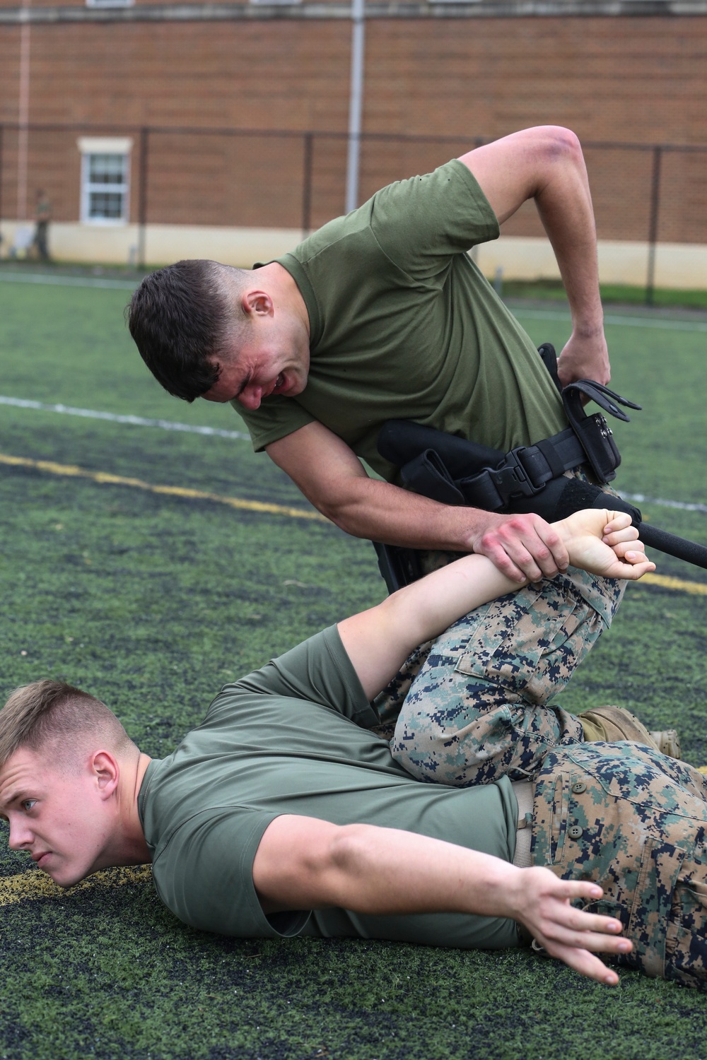 Guard Company Conducts OC Spray Evaluation Course