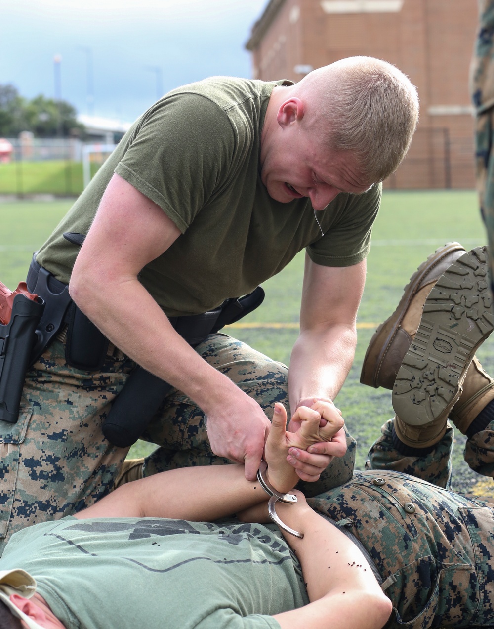 Guard Company Conducts OC Spray Evaluation Course