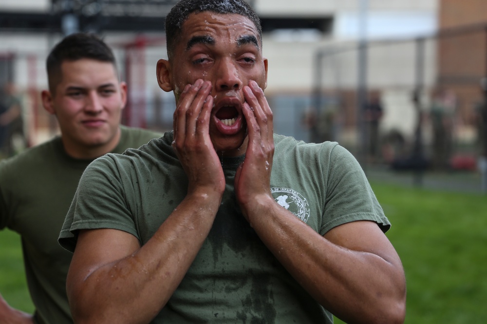 Guard Company Conducts OC Spray Evaluation Course