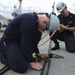 Nimitz Sailors Test Fire Hoses