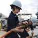 Nimitz Sailors Test Fire Hoses