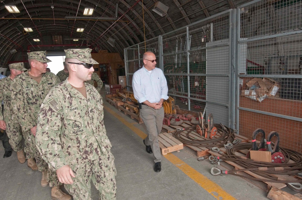 Staff Member of the House Armed Services Committee visits Camp Mitchell