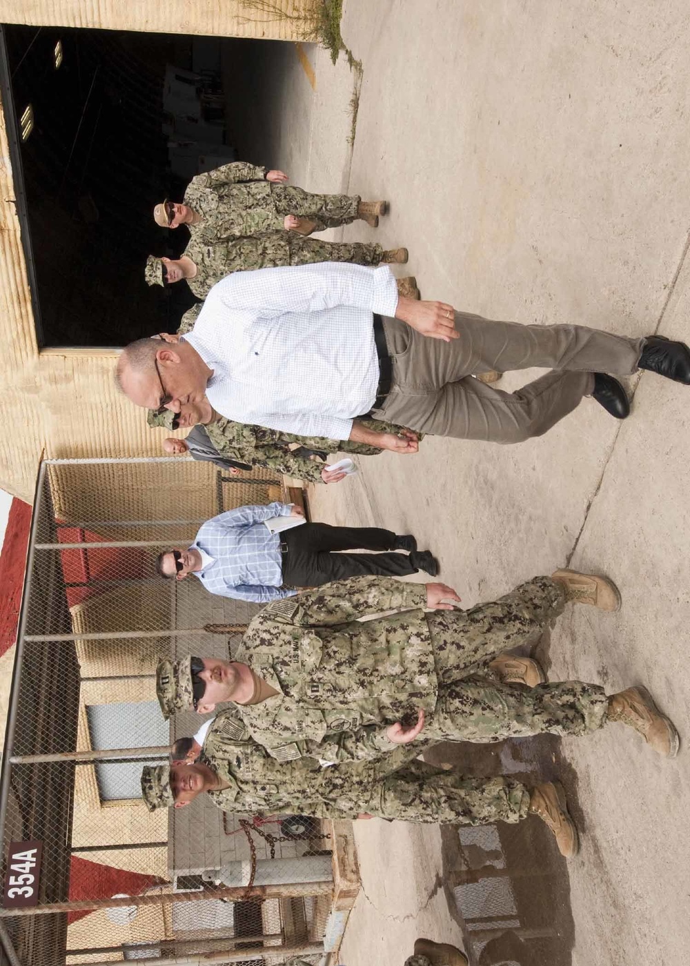 Staff Member of the House Armed Services Committee visits Camp Mitchell