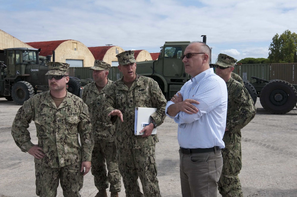 Staff Member of the House Armed Services Committee visits Camp Mitchell