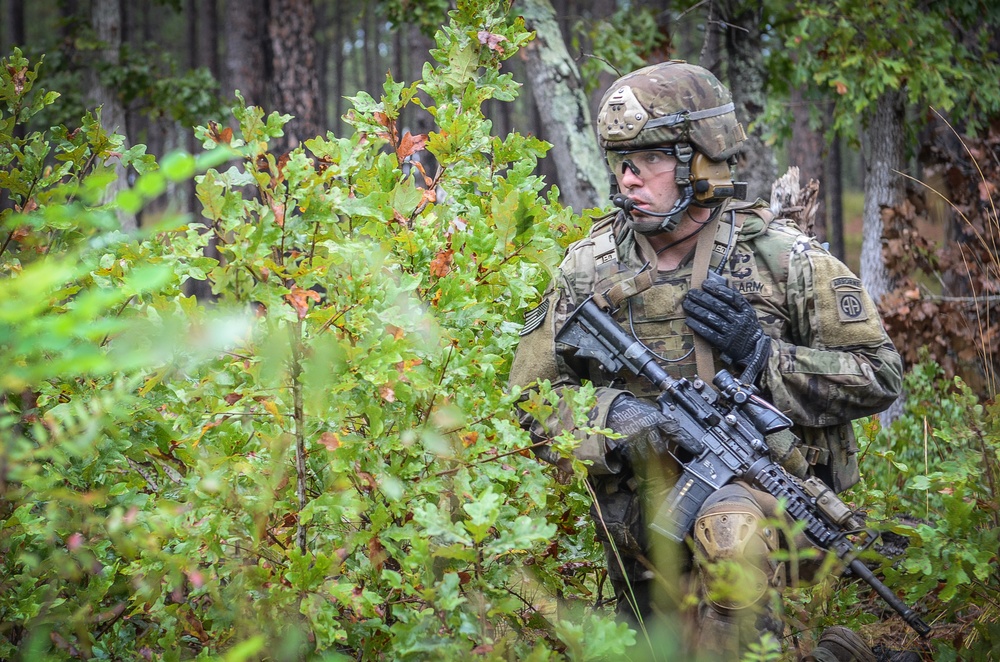 1Fury Paratroopers Conduct Squad Live Fire Exercise
