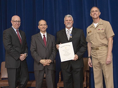 NUWC Division Newport engineer receives DON Superior Civilian Service Award