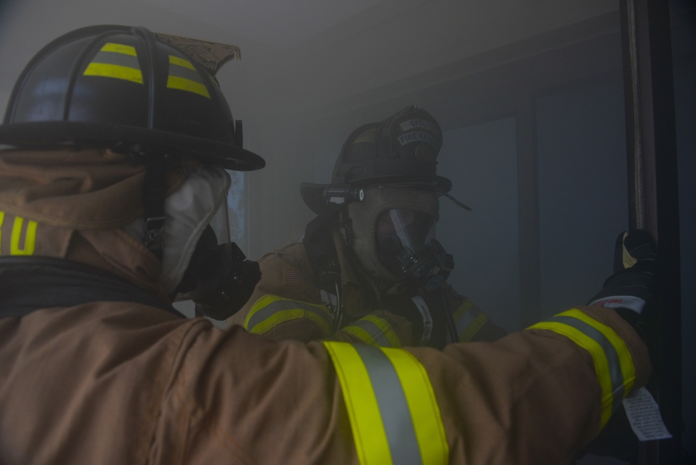 Offutt Air Force Base fire training exercise