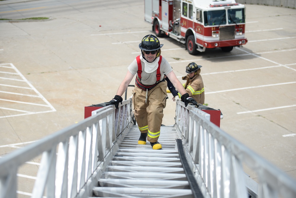 Offutt Air Force Base fire training exercise