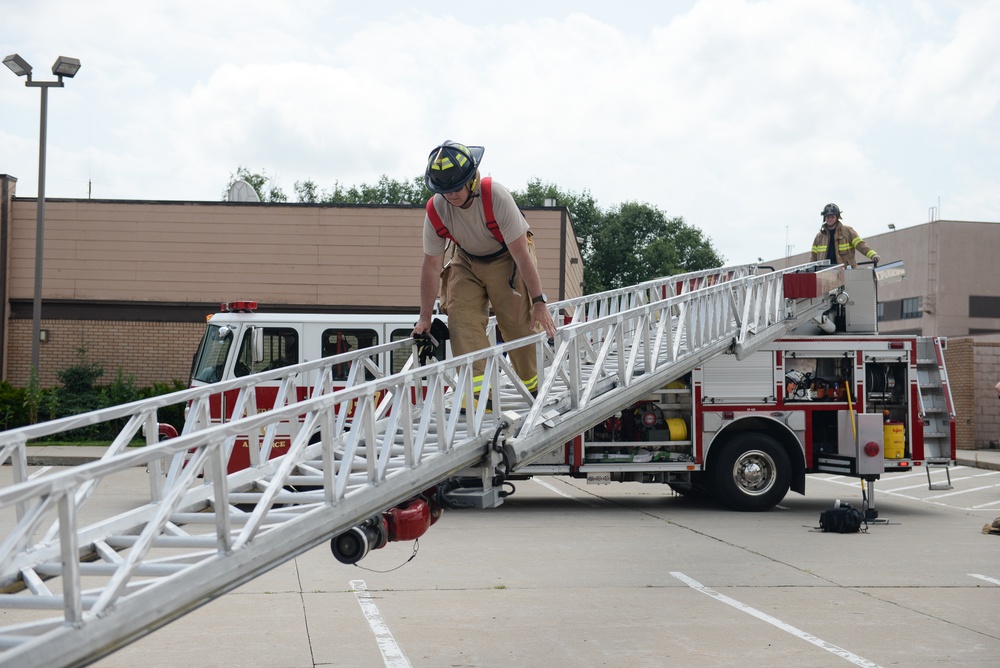 Offutt Air Force Base fire training exercise