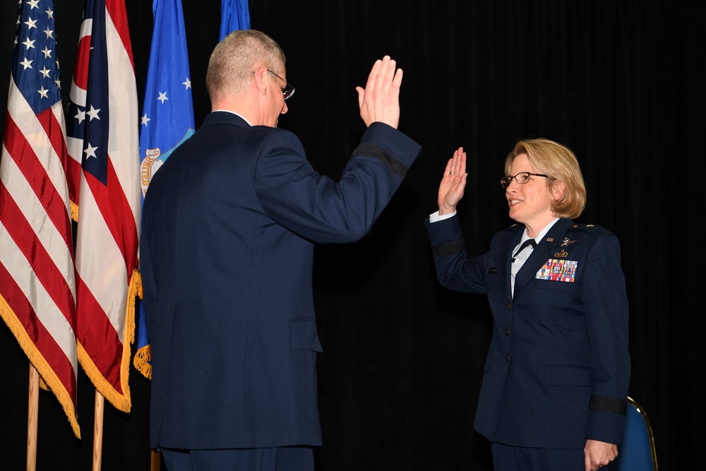 Ohio Air National Guard promotes first female to the rank of brigadier general
