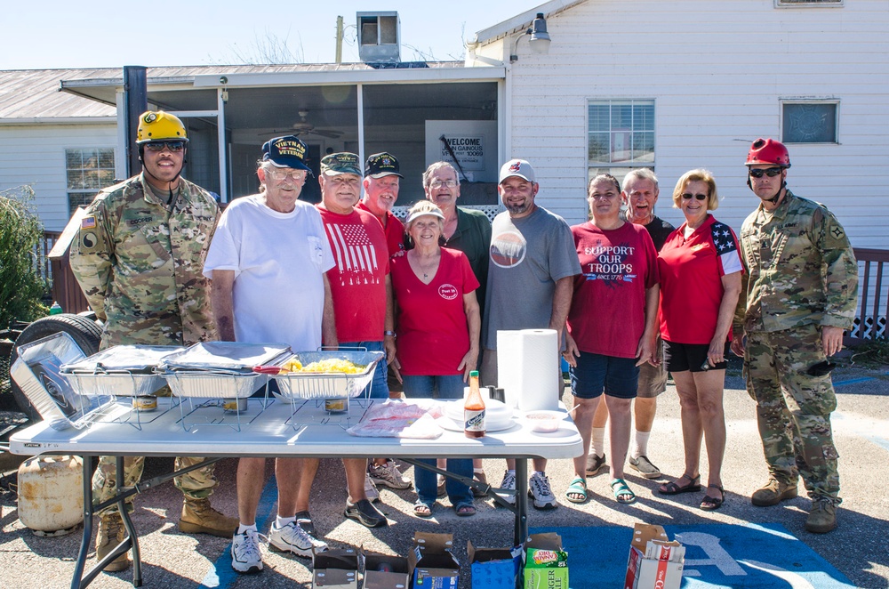 Florida National Guard 's CERF-P rescue teams search devastated neighborhoods in Gulf County