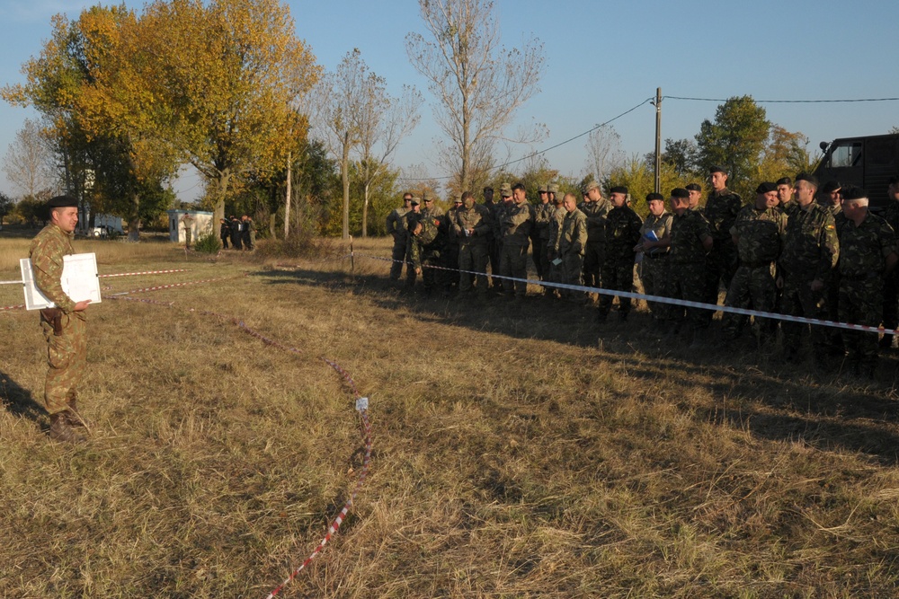 U.S. Soldiers at Justice Sword at Smardan Training Area Romania