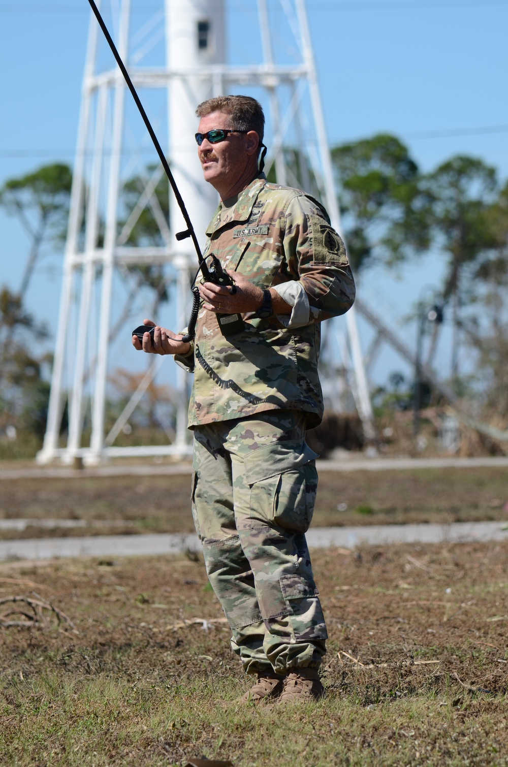 Florida National Guard 's CERF-P rescue teams search devastated neighborhoods in Gulf County