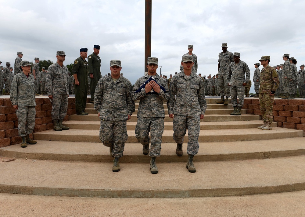 7th Bomb Wing holds retreat ceremony