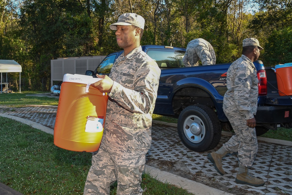 GA ANG 116th ACW Airmen help with Hurricane Michael relief efforts