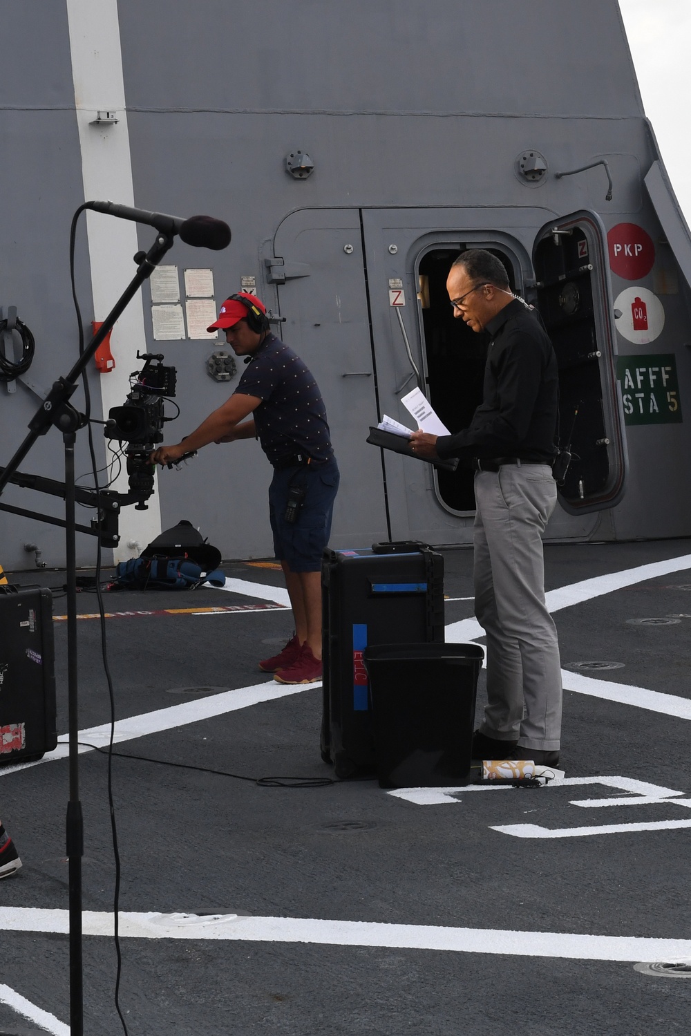 NBC Nightly News Broadcasts Live From USS Portland