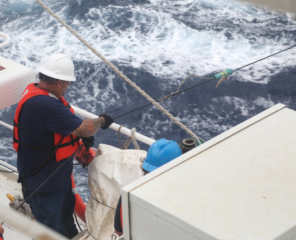 USNS Comfort is Replenished at Sea by USNS Supply