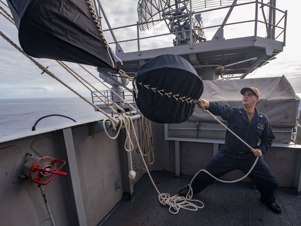 USS CARL VINSON REPLENISHMENT-AT-SEA