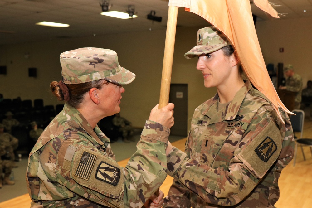 1LT Shaw assumes command of the 335th SC(T)(P)