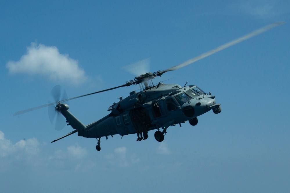 ARP Marines refine VBSS capabilities aboard the USS Wasp