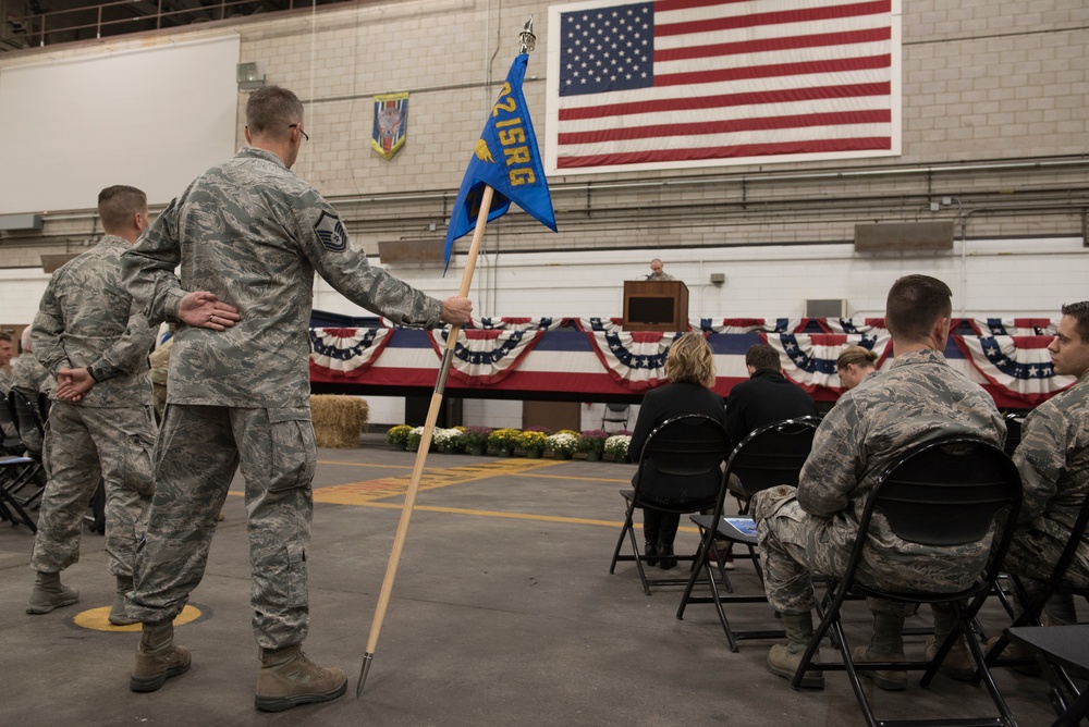 Otis Air National Guard Base hosts 203rd Intelligence Squadron change of command ceremony