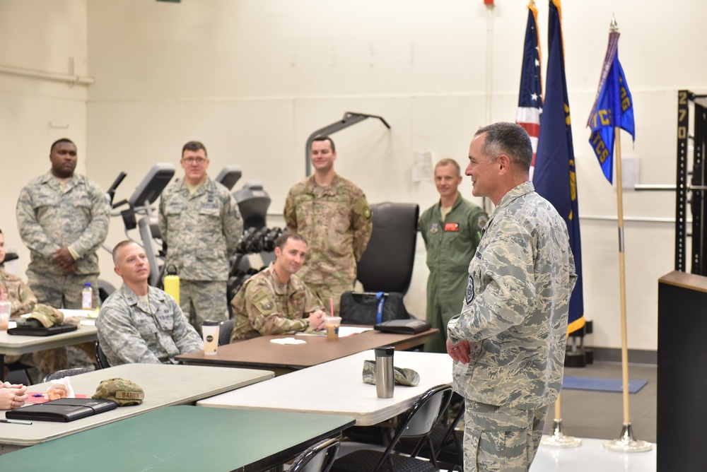 270th Air Traffic Control Squadron Airmen return from the Middle East