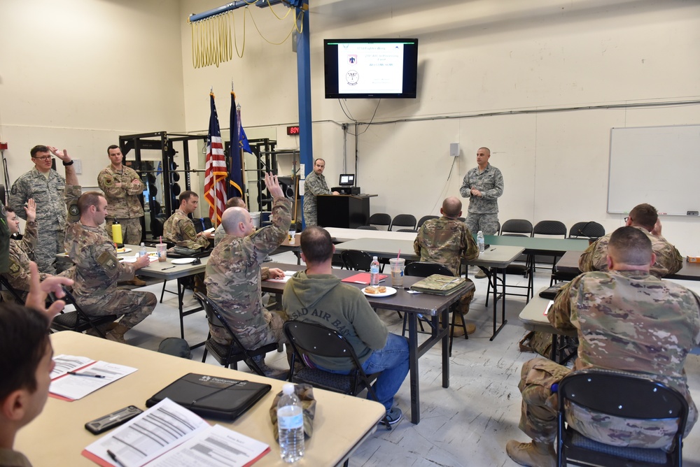 270th Air Traffic Control Squadron Airmen return from the Middle East