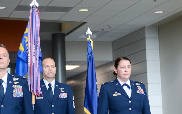155th Mission Support Group Change of Command ceremony