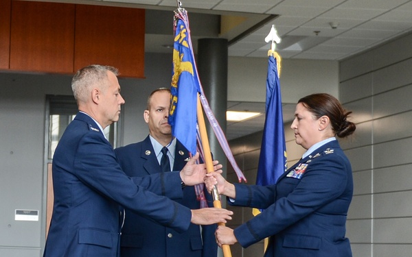155th Mission Support Group Change of Command ceremony