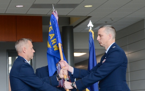 155th Mission Suppost Group Change of Command ceremony