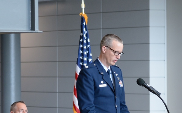 155th Mission Support Group Change of Command ceremony
