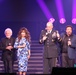 Marie Osmond receive the Secretary of Defense Medal for Outstanding Public Service