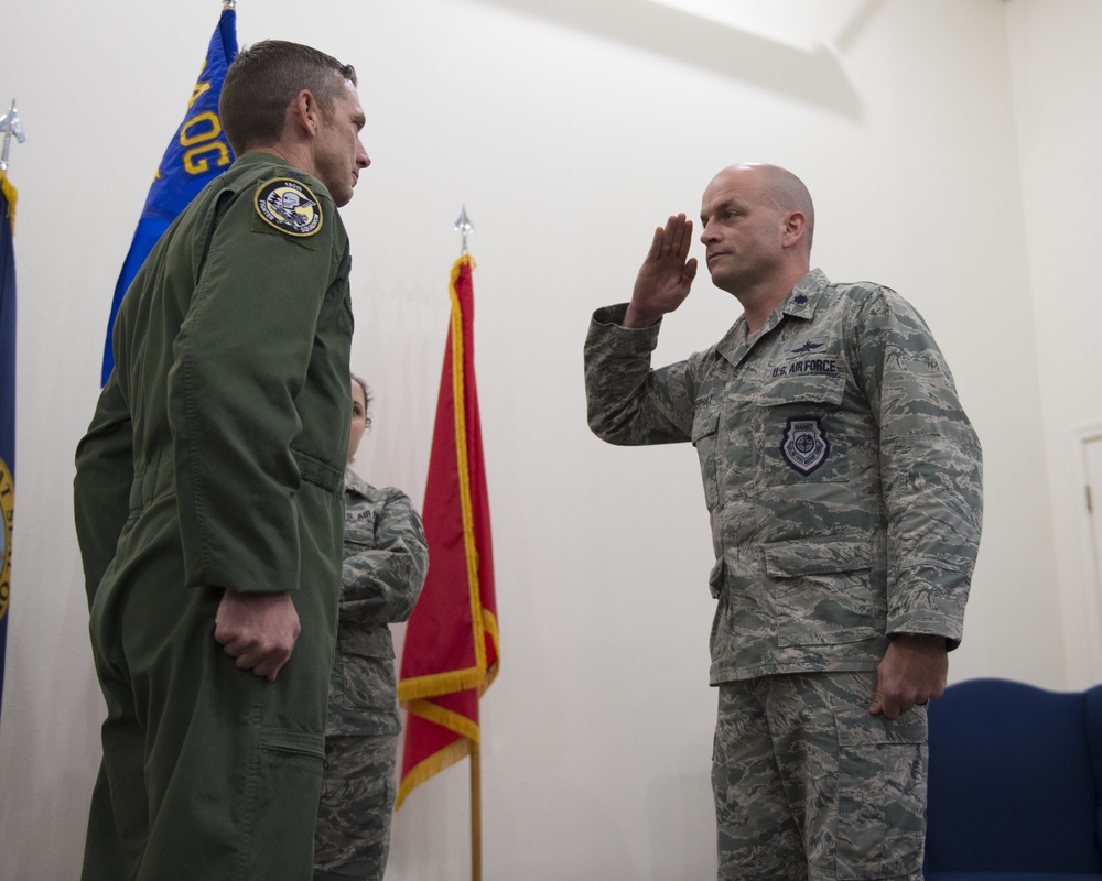 Lt. Col. Everhart assumes command of the 224th Cyber Operations Squadron